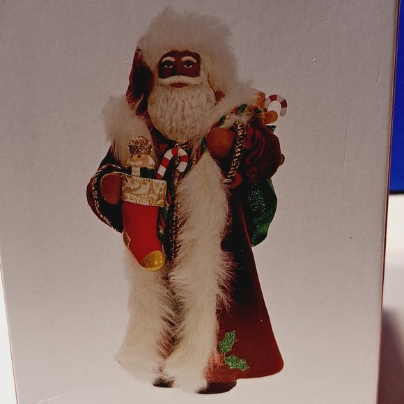 2023 FATHER CHRISTMAS - AFRICAN AMERICAN - HALLMARK ORNAMENT New - Picture 4 of 10